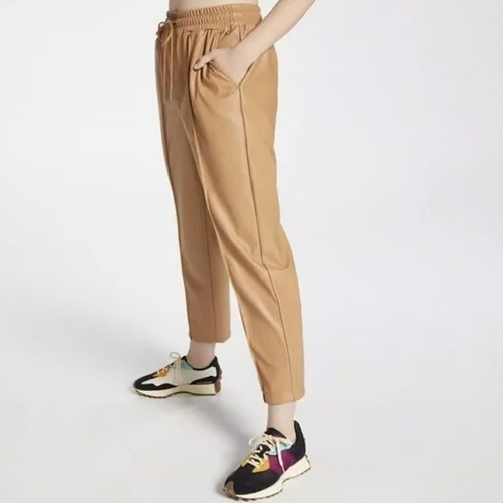 Calia Journey Collection High Rise Straight Ankle Length Pintuck Tan XL NWT - Picture 2 of 14